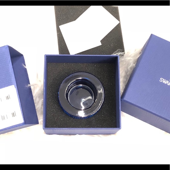 NWT💎Swarovski💎Dark Blue Crystal Candle Holder - Picture 6 of 8